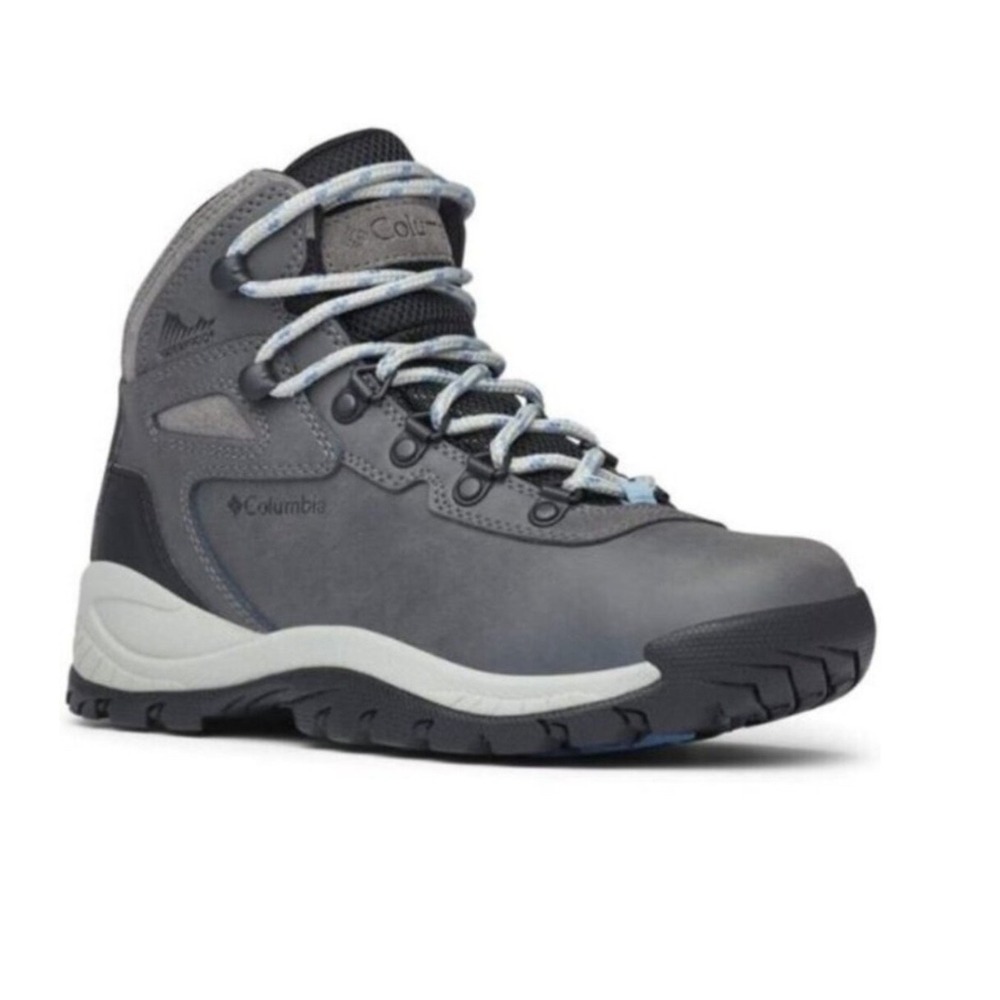 Columbia Hiking Boots Womens 9 Grey New Waterproof Newton Ridge Gorpcore